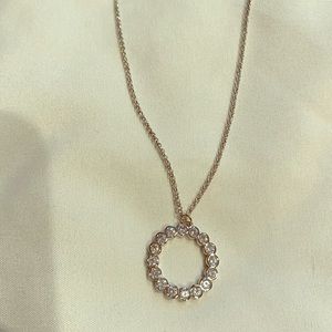 Kate Spade circle necklace.